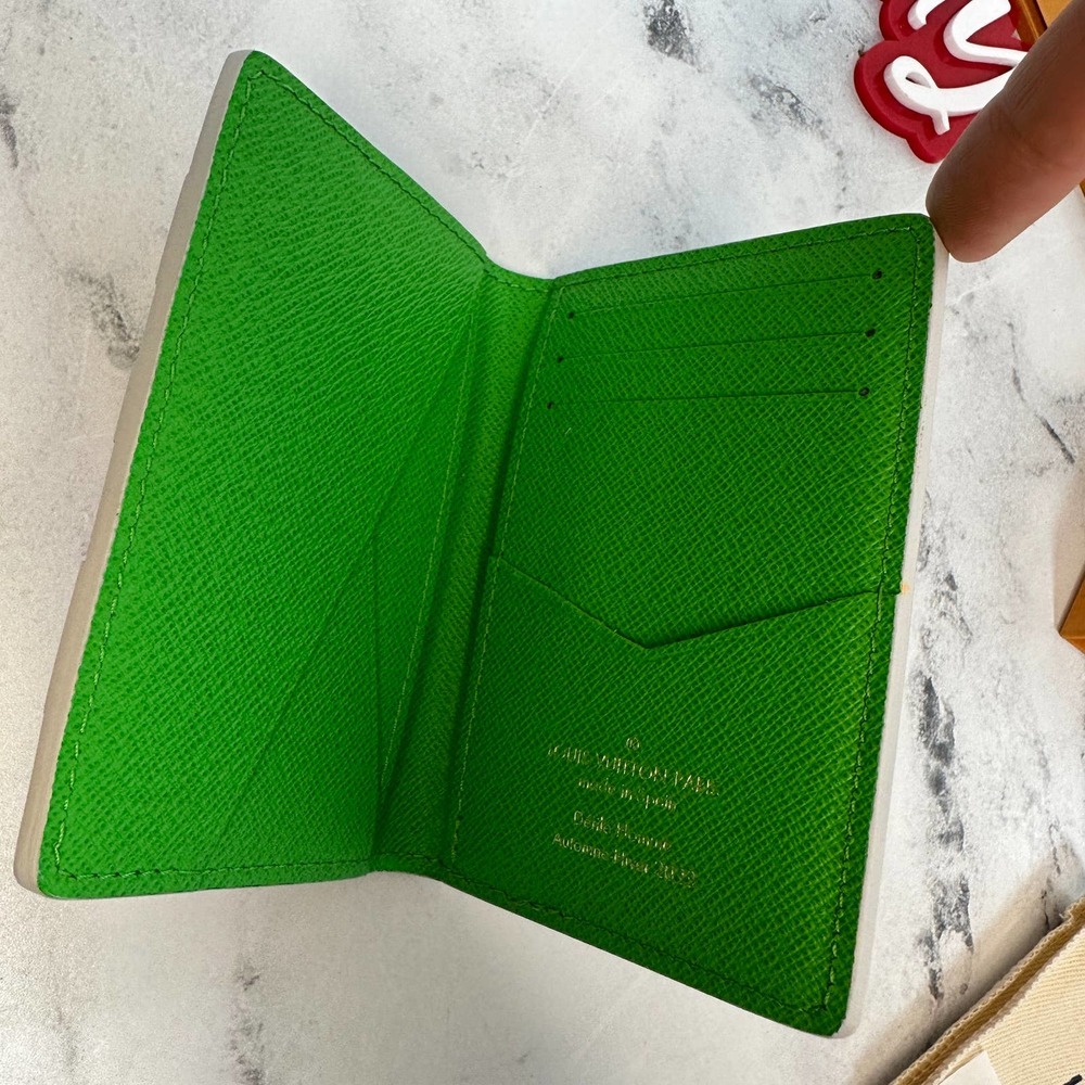❌❌Louis Vuitton KidSuper Eye Pocket Organizer wallet LV camo multicolor mens - Picture 4 of 13